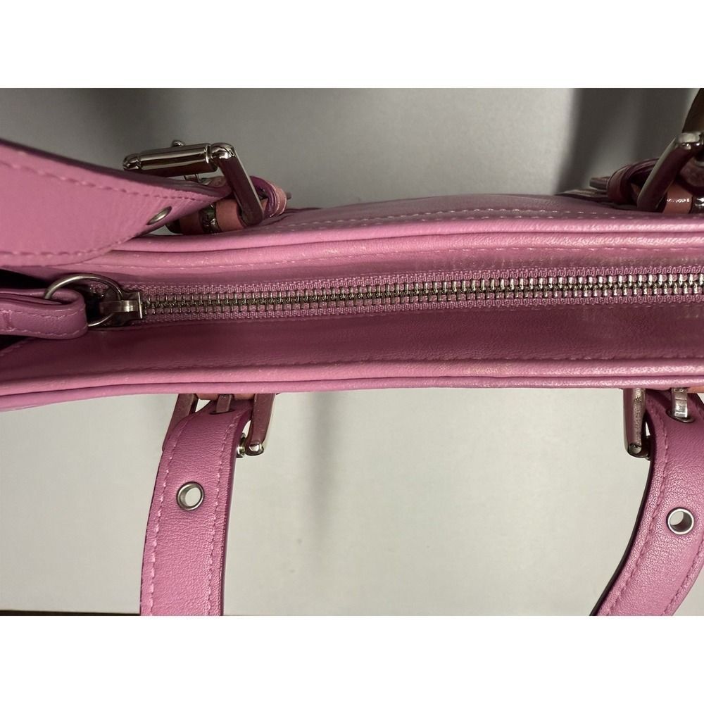 Vintage Coach Leatherware Gallery Tote bag. Barbie Pink. 9762 - Picture 4 of 16